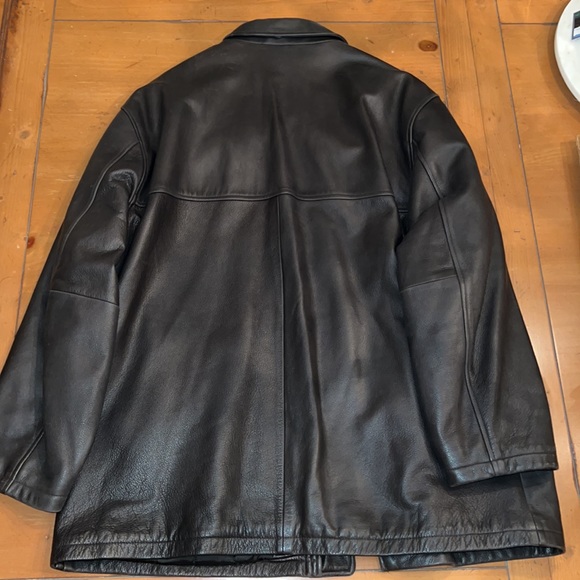 Mens “Structure” vintage leather jacket - size large - Picture 3 of 3